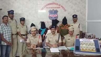 నిజామాబాద్ సౌత్: నగరంలో బంగారం బిస్కెట్ పేరుతో ఐదు లక్షలు చోరీ, రెండు గంటలు కేసును చేదించిన పోలీసులు: ACP రాజా వెంకటరెడ్డి వెల్లడి