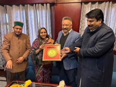 कुमारसैन: शिक्षा मंत्री रोहित ठाकुर ने शिमला में सांसद संजना से की शिष्टाचार भेंट