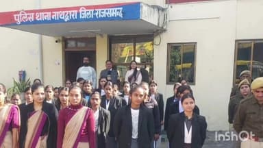 नाथद्वारा: नाथद्वारा के पुलिस उप कप्तान ने बाजारों का भ्रमण कर शहरवासियों से किया संवाद