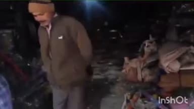 नगरोटा सूरियां: देर रात नगरोटा सूरियां में दुकान आग की चपेट में आई, लाखों का हुआ नुकसान