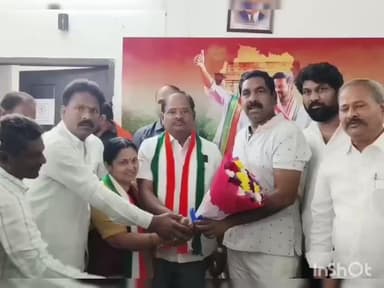 ఎమ్మెల్యే క్యాంప్ కార్యాలయంలో వివిధ పార్టీలకు చెందిన వారు కాంగ్రెస్ పార్టీలో చేరిక