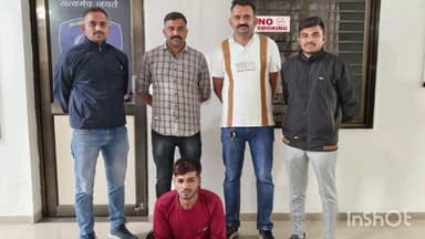 રાજુલા: નાગેશ્રી પોલીસ દ્વારા રાજકોટ મધ્યસ્થ જેલમાંથી પેરોલ પર આવેલ ફરાર રેપ વિથ મર્ડર ના આરોપીને ઝડપી પડાયો.