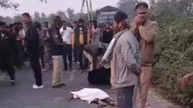 खड्डा: कुशीनगर में दर्दनाक सड़क हादसा, गन्ना लदा ट्रक की चपेट में आया बाइक, दो युवकों की मौके पर मौत, पुलिस कार्रवाई में जुटी