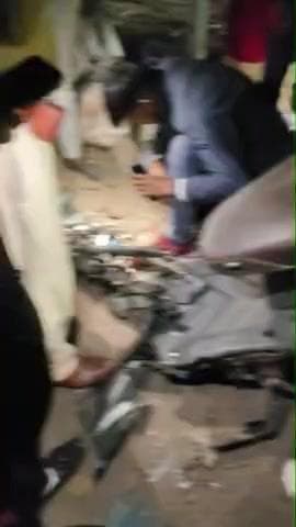 जमुई jhajha बस स्टैंड अभी स्कॉर्पियो इऔर टेंपो में जोरदार टक्कर जमुई