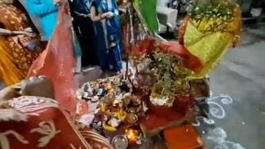 सनावद: देवउठनी एकादशी पर सनावद में धूमधाम से हुआ श्रीकृष्ण तुलसी विवाह