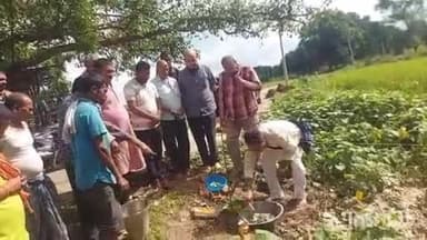 झंझारपुर: बेलारही में भूमि पूजन के साथ कला मंच का निर्माण शुरू, शिलान्यास के बाद शुभ मुहूर्त का था इंतजार