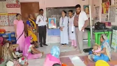 अंगणवाडी केंद्र दिदा मदा येथे सुदृढ मेळघाट अभियान कार्यक्रम व झोनसर्वेक्षण मध्ये देण्यात येणाऱ्या सेवा सुविधा बद्दल माहित