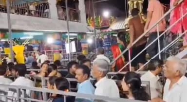 భీమవరం: గునుపూడి శ్రీ ఉమా సోమేశ్వర జనార్ధన స్వామి ఆలయానికి కార్తీక మాసం రెండో సోమవారం సందర్భంగా పోటెత్తిన భక్తులు