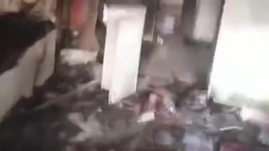 तिलहर: जैतीपुर कस्बे के मुख्य मार्केट में सोने-चांदी, कपड़े और कॉपी-किताब की दुकान में आग, लाखों का सामान जल गया