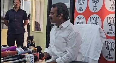 அமைந்தகரை: கோயம்பேட்டில் மத்திய அமைச்சர் எல் முருகன் எஸ் ஐ ஆர் பற்றி பேட்டி அளித்தார்