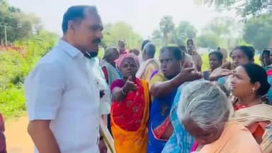 கறம்பக்குடி: 100 நாள் வேலைவாய்ப்பு திட்டத்தின் பணியாற்றும் பெண்களை பல்லவராயன் பத்தையில் சந்தித்து குறை நிறைகளை கேட்டறிந்த எம்எல்ஏ முத்துராஜா