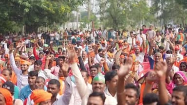 ज़ीरादेई: विजयीपुर में केंद्रीय मंत्री ने चुनावी जनसभा को संबोधित किया, कार्यकर्ताओं की उमड़ी भीड़