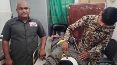 बिरसिंहपुर: जरिहा गांव में बाइक सवार दुर्घटना का शिकार, 112 पुलिस ने पहुंचाया अस्पताल