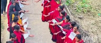 बिस्फी: बिस्फी प्रखंड में मतदाता जागरूकता के लिए भव्य महारैली का आयोजन किया गया