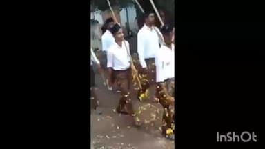 मनावर: ग्राम लुन्हेरा बुजुर्ग में राष्ट्रीय स्वयंसेवक संघ (RSS) के 100 वर्ष पूरे होने पर निकाला गया पथ संचलन