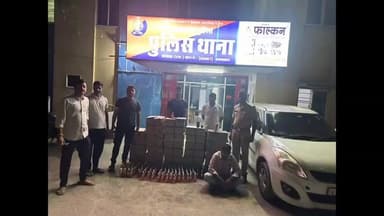 कोटड़ा: खेरवाड़ा पुलिस की बड़ी कार्रवाई, 35 कार्टून अंग्रेजी शराब जब्त, एक व्यक्ति गिरफ्तार