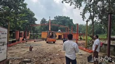 ଗୁରଣ୍ଡି: ମାଣିକପୁର ବିଜିବିଓ ଯୋଜନାରେ ଭୋଗ ମଣ୍ଡପ କାର୍ଯ୍ୟ ଜାରି ରହିଥିବା ବେଳେ ସ୍ଥାନୀୟ ପଂଚାୟତ ସମିତି ର ଅଧିକାରୀ କାର୍ଯ୍ୟର ସମୀକ୍ଷା କଲେ