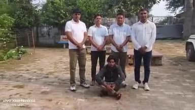 मासलपुर: थाना मासलपुर के मारपीट एवं अपहरण के मामले में 1 साल से फरार ₹5000 के इनामी बदमाश को DST टीम ने मचानी से किया गिरफ्तार