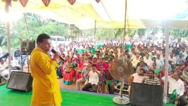 পিংলা: পিংলার দুজিপুরে BLA 2 দের নিয়ে বৈঠকে পিংলার বিধায়ক অজিত মাইতি