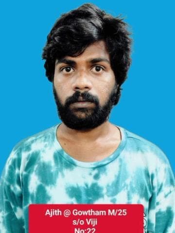 பொன்னேரி: கஞ்சாவுடன் சுற்றிய 4 பேர் கைது. 50000ரூபாய் மதிப்புள்ள 1.5 கிலோ கஞ்சா பறிமுதல்.