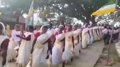 चैनपुर: चैनपुर पल्ली पहुंची जुबली क्रूस आशा तीर्थ यात्रा, भव्य स्वागत किया गया