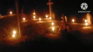 बांसजोर: बांसजोर क्षेत्र में मनाया जा रहा कब्र पर्व, पूर्वजों को कैंडल जलाकर किया याद