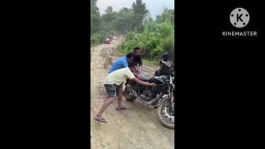 আমবাসা: গন্ডাছড়া রইসাবাড়ি যাবার রাস্তার অবস্থা বেহাল