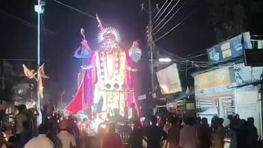बैतूल नगर: बैतूल में देर रात महाकाली विसर्जन यात्रा में उमड़ा श्रद्धा का सागर” #Betul #बैतूल #मांकाली #चलसमारोह