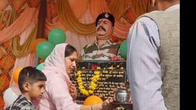 धर्मपुर: बैरी में शहीद राकेश कुमार का शहीदी दिवस बड़ी धूमधाम से मनाया गया