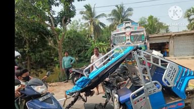 নামখানা: টোটো গাড়ি ও লরির মুখোমুখি সংঘর্ষ আহত একাধিক নামখানা কাংরা মন্দির এর কাছে ঘটনাটি ঘটে