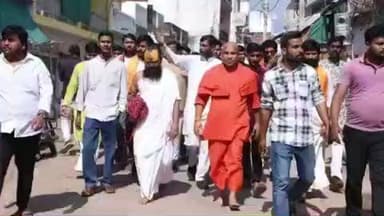 लिधौरा: लिधौरा में गोचर भूमि मुक्त कराने के लिए संतों का प्रदर्शन, प्रशासन को दो माह का अल्टीमेटम, बड़े आंदोलन की चेतावनी