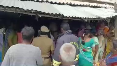 மண்மங்கலம்: வெண்ணை மலையில் கோயில் நில ஆக்கிரமிப்பு பணியில் ஈடுபட்ட பொழுது போராட்டத்தில் ஈடுபட்ட பொதுமக்கள் ஐந்து பேர் மயக்கமடைந்தனர்