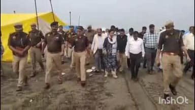 धौरहरा: ठुठवा मेला की तैयारियों का जायजा लिया डीएम-एसपी ने, कहा- श्रद्धालुओं की सुविधा सर्वोपरि