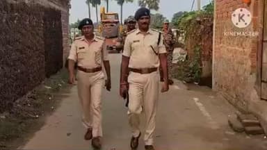 आगामी विधानसभा चुनाव को लेकर परबलपुर पुलिस अलर्ट, सीआईएसएफ के साथ किया फ्लैग मार्च