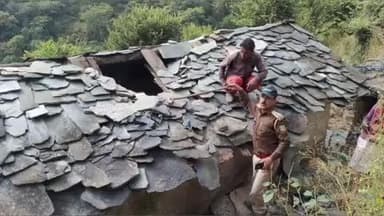 राजगढ़ी: नौगांव के भंकोली गांव में भालू ने गौशाला की छत तोड़कर एक बैल को मार डाला