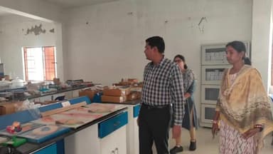 कान्हाचट्टी: जिला योजना पदाधिकारी ने कान्हाचट्टी रामनगर उच्च विद्यालय का निरीक्षण किया