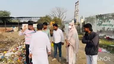 बहादुरगढ़: नगर परिषद चेयरपर्सन सरोज राठी व वाइस चेयरमैन पालेराम शर्मा ने नयागांव डंपिंग स्टेशन का औचक निरीक्षण किया
