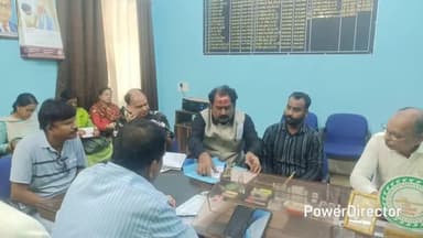 सोनारायठाढ़ी: सोनारायठाड़ी के तीनघरा और सारवां के गोंदलवारी में रक्त पट संग्रह को लेकर बीडीओ की अध्यक्षता में BLTF की बैठक