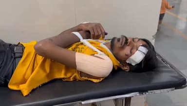 લાઠી: લાઠી નજીક દામનગર પાસે સર્જાયો બાઈક અકસ્માત — યુવકને ઈજાગ્રસ્ત હાલતમાં ખસેડાયો દવાખાને