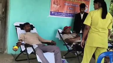 किस्को: मुस्लिम नौजवान कमेटी नारी नवाडीह द्वारा रक्तदान शिविर का आयोजन, कई लोगों ने किया रक्तदान