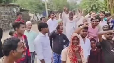 कस्बा: कस्बा प्रखंड के मुरादबाग गांव के ग्रामीण मतदान का कर रहे हैं विरोध