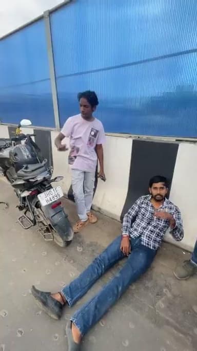 राँची रातू रोड़ फ़्लाईओवर पर सड़क दुर्घटना 🚗💥🚨