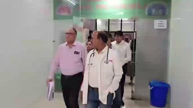 नवलगढ़: केंद्रीय स्वास्थ्य मंत्रालय की टीम ने नवलगढ़ जिला अस्पताल का निरीक्षण किया, स्वास्थ्य योजनाओं की प्रगति जानी