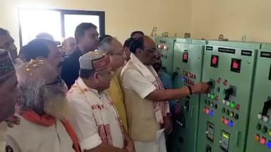 टिमरनी: केंद्रीय मंत्री दुर्गादास उइके ने नवनिर्मित सब-स्टेशन भवरास का लोकार्पण किया