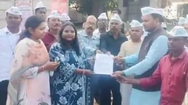 अन्तागढ़: महंगी बिजली दर के विरोध में आम आदमी पार्टी ने किया प्रदेशव्यापी धरना प्रदर्शन, मुख्यमंत्री के नाम सौंपा ज्ञापन