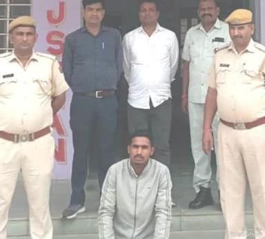 भरतपुर: मारपीट कर मोबाइल पर धमकी देने के मामले में पुलिस ने आरोपी को किया गिरफ्तार