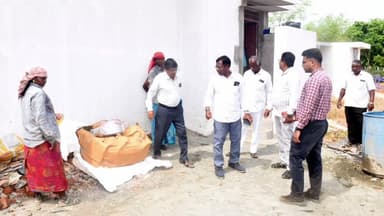 சின்ன சேலம்: பெருமங்கலம் அரசு மேல்நிலைப் பள்ளியில் நடைபெற்று வரும் வளர்ச்சி திட்ட பணிகள் ஆட்சியர் நேரில் ஆய்வு