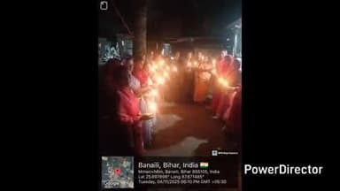 कदवा: कदवा में मतदाता जागरूकता अभियान के तहत जीविका दीदियों ने निकाला कैंडल मार्च, कई लोग रहे मौजूद