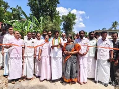 മാവേലിക്കര: ചുനക്കരയിൽ 25 ലക്ഷം മുടക്കി നിർമ്മിച്ച റോഡ് ഉദ്ഘാടനം ചെയ്തു.