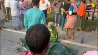 बेलागंज: बेलागंज थाना क्षेत्र के पाली गांव के पास तेज रफ्तार वाहन की टक्कर से एक महिला की मौके पर ही मौत